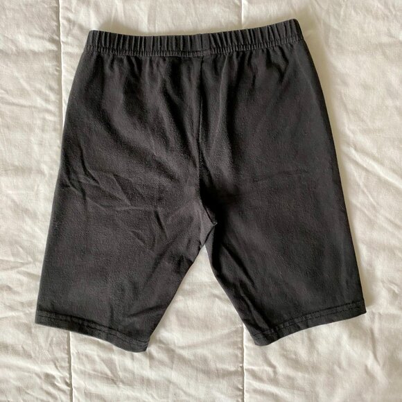 Hanna Andersson Black Cotton Biker Shorts Size 10 / 140 cm - Picture 2 of 5